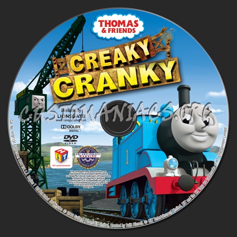 Thomas & Friends: Creaky Cranky dvd label