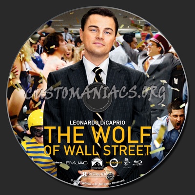 The Wolf Of Wall Street blu-ray label