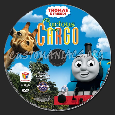 Thomas & Friends: Curious Cargo dvd label