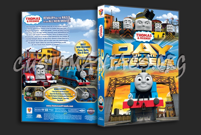 Thomas & Friends: Day of the Diesels dvd cover