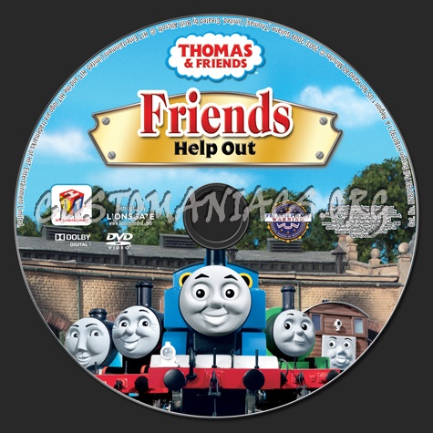 Thomas & Friends: Friends Help Out dvd label