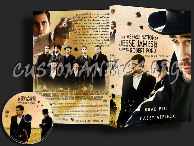 The Assassination of Jesse James by the Coward Robert Ford dvd cover