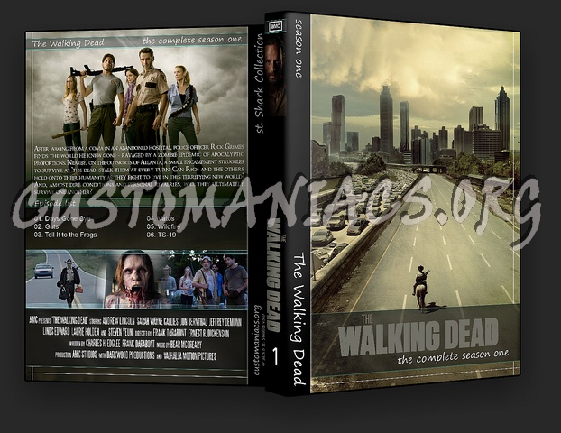 The Walking Dead Collection - SEASON 1, 2 dvd cover