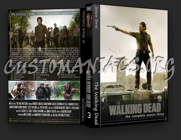 The Walking Dead Collection - SEASON 3 & 4 dvd cover
