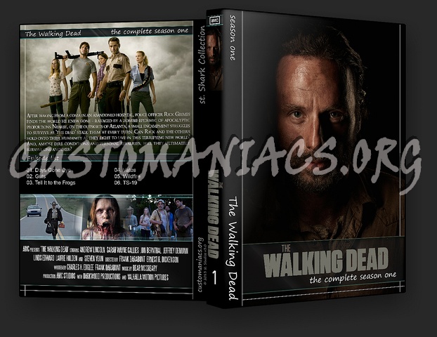 The Walking Dead Collection - SEASON 1,2 dvd cover