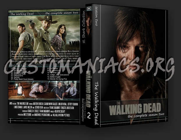 The Walking Dead Collection - SEASON 1,2 dvd cover