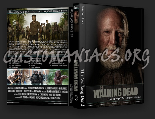 The Walking Dead Collection - SEASON 3 - 5 dvd cover