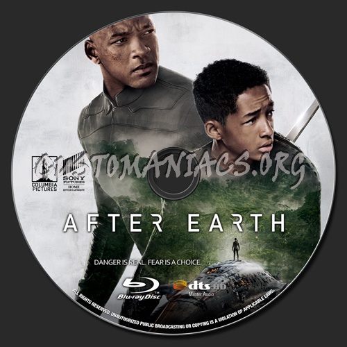 After Earth blu-ray label