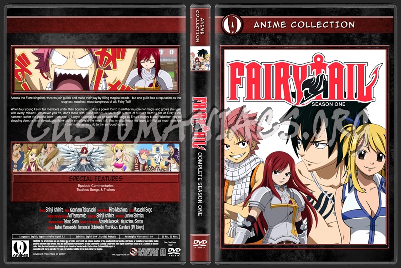 Anime Collection Fairy Tail Complete First Season dvd cover