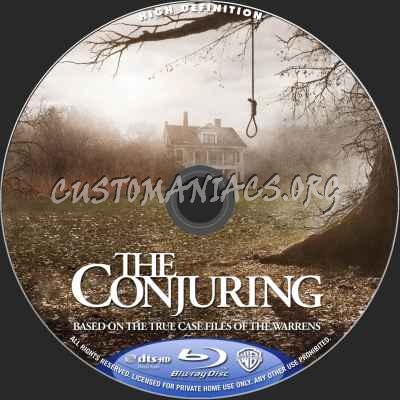 The Conjuring blu-ray label