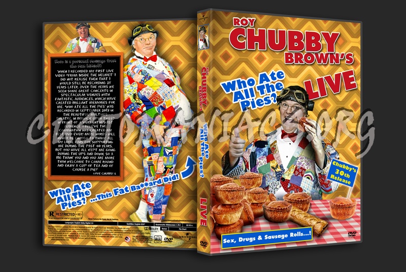 Roy Chubby Brown Live:  Who Ate All The Pies dvd cover