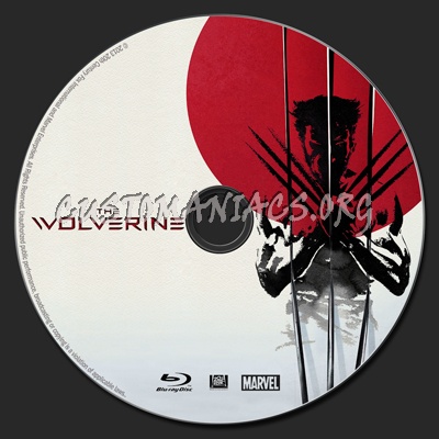 The Wolverine (2D & 3D) blu-ray label