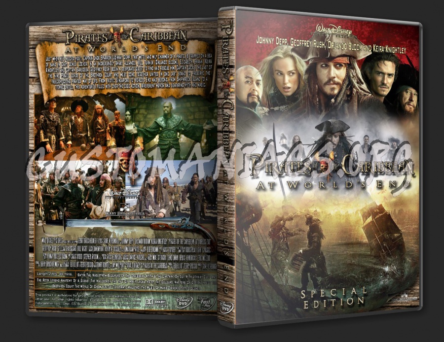 Pirates of the Caribbean: At World's End (2007) dvd cover