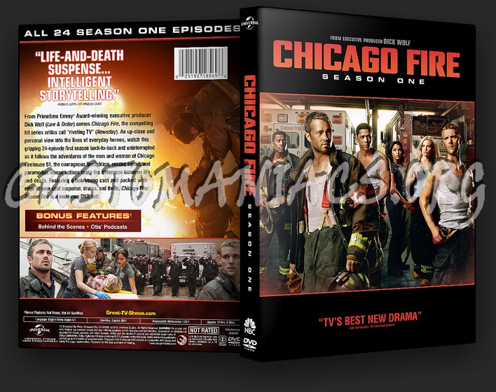 Chicago Fire - Season 1 dvd cover