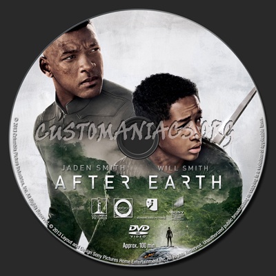 After Earth dvd label