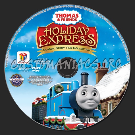 Thomas & Friends: Holiday Express dvd label