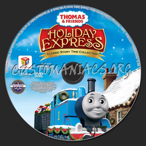 Thomas & Friends: Holiday Express dvd label