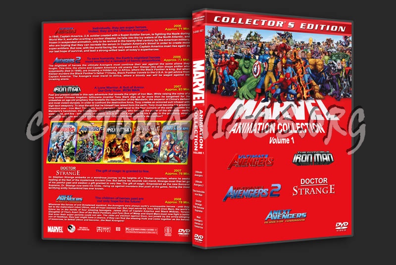 Marvel Animation Collection - Volume 1 dvd cover