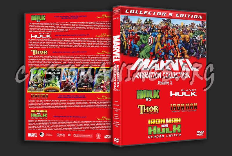 Marvel Animation Collection - Volume 2 dvd cover