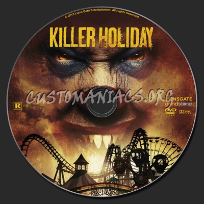 Killer Holiday dvd label