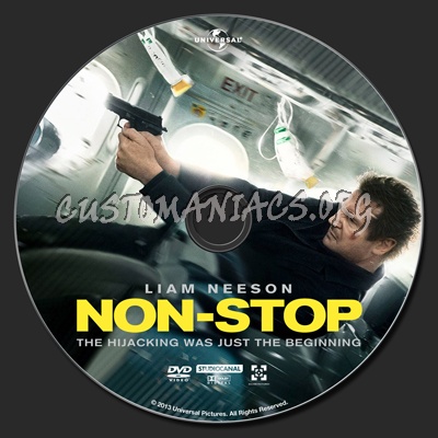 Non-Stop (2014) dvd label