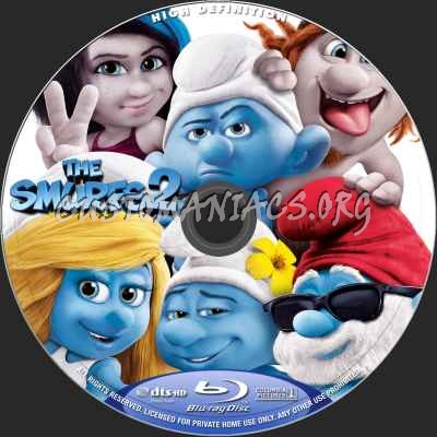The Smurfs 2 (2D+3D) blu-ray label