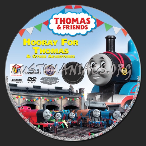Thomas & Friends: Hooray for Thomas dvd label