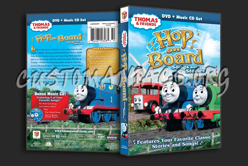 Thomas & Friends: Hop on Board dvd cover