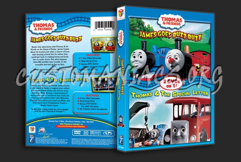 Thomas & Friends: James Goes Buzz Buzz Thomas & the Special Letter dvd cover