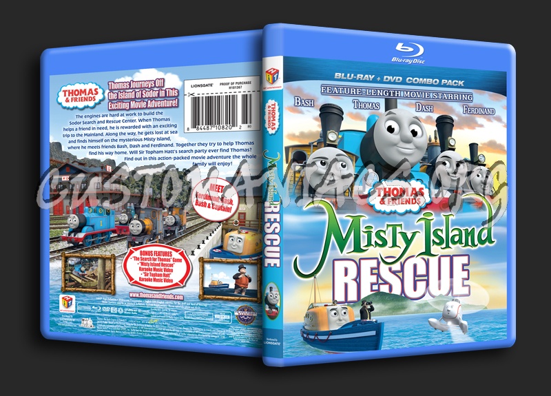 Thomas & Friends: Misty Island Rescue blu-ray cover