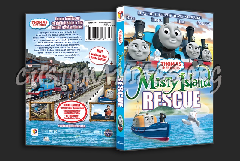 Thomas & Friends: Misty Island Rescue dvd cover