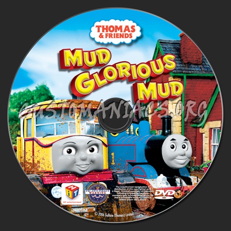 Thomas & Friends: Mud Glorious Mud dvd label