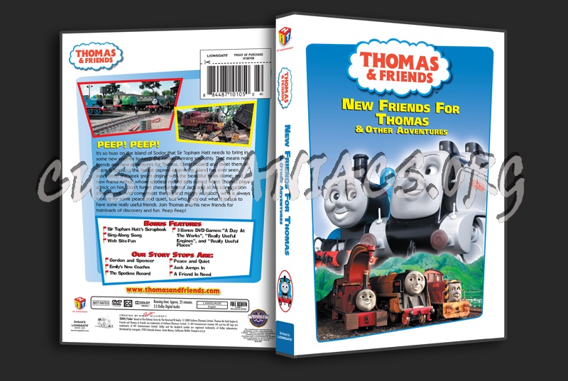 Thomas & Friends: New Friends for Thomas dvd cover