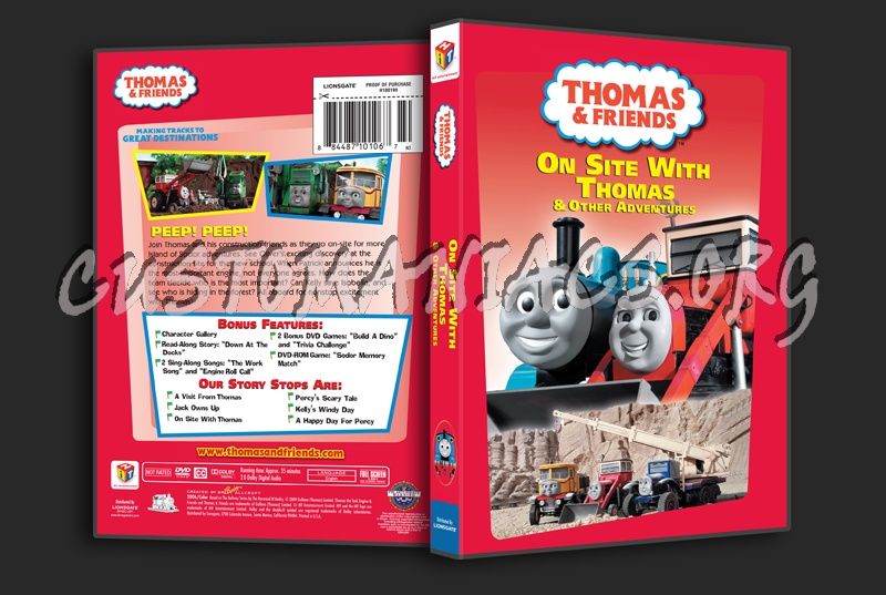 Thomas & Friends: On Site With Thomas dvd cover