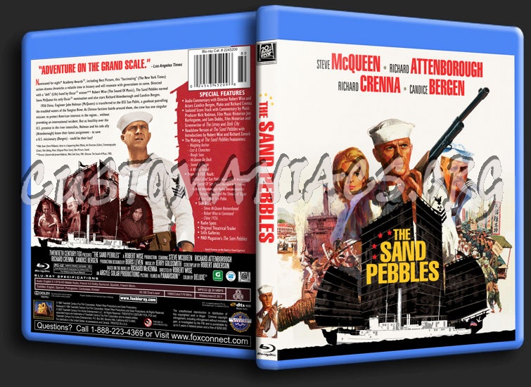 The Sand Pebbles blu-ray cover