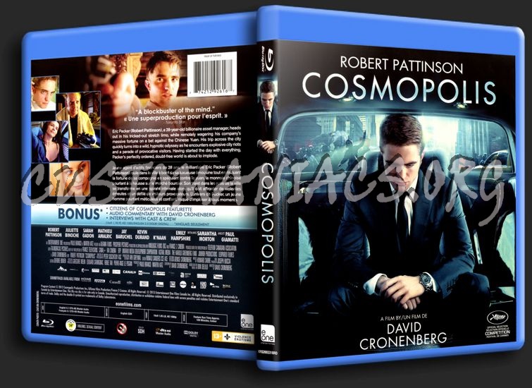 Cosmopolis blu-ray cover