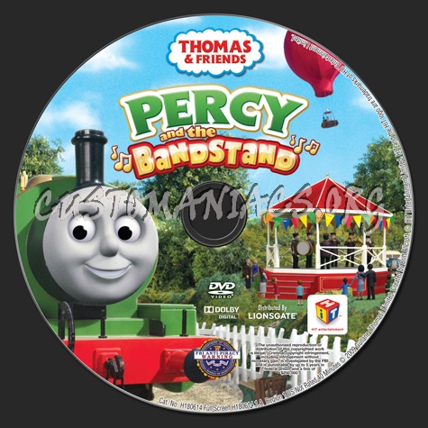 Thomas & Friends: Percy and the Bandstand dvd label