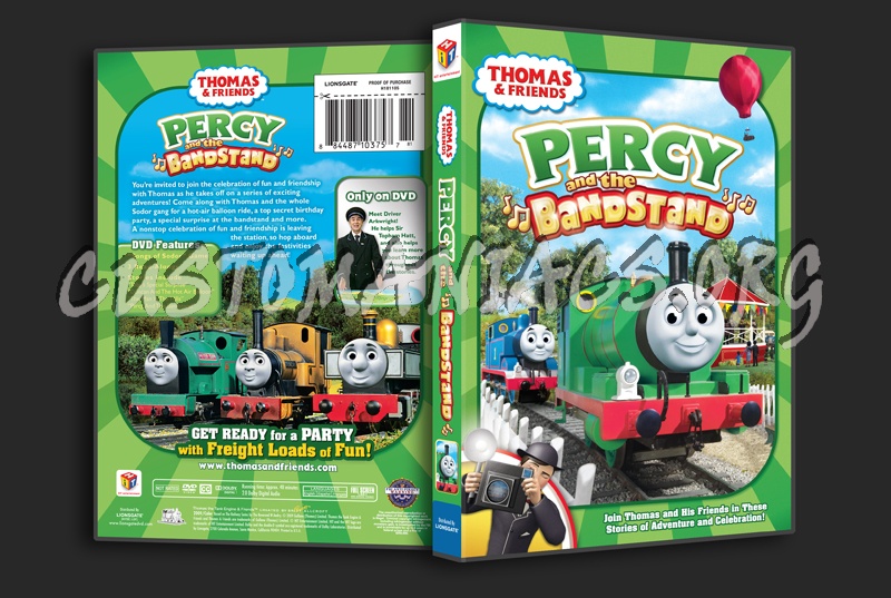 Thomas & Friends: Percy and the Bandstand dvd cover