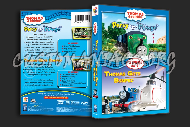 Thomas & Friends: Percy Takes the Plunge / Thomas Gets Bumped dvd cover