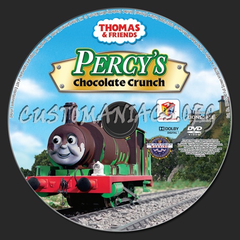 Thomas & Friends: Percy's Chocolate Crunch dvd label