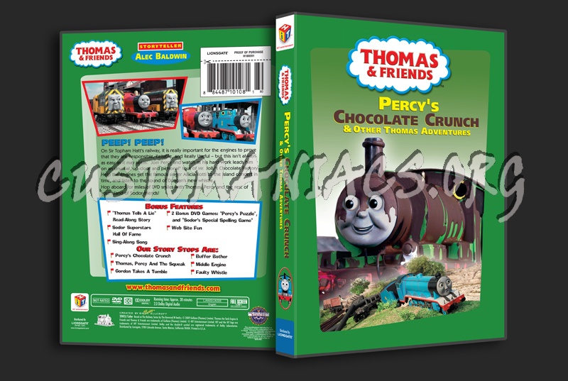 Thomas & Friends: Percy's Chocolate Crunch dvd cover