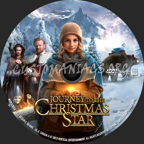 Journey to the Christmas Star (2012) dvd label