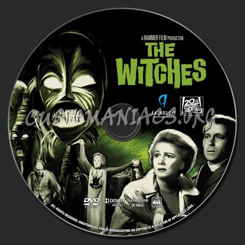 The Witches dvd label