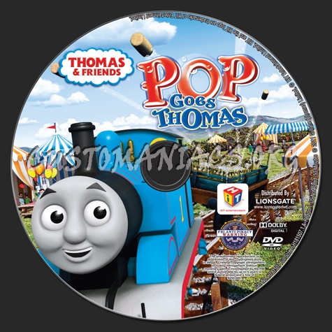 Thomas & Friends: Pop Goes Thomas dvd label