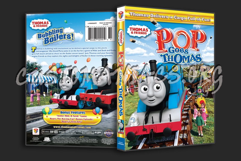 Thomas & Friends: Pop Goes Thomas dvd cover
