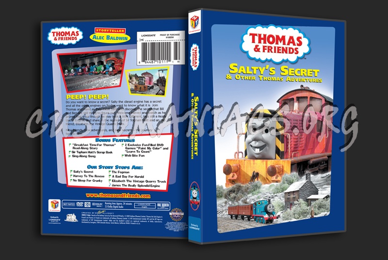 Thomas & Friends: Salty's Secret dvd cover