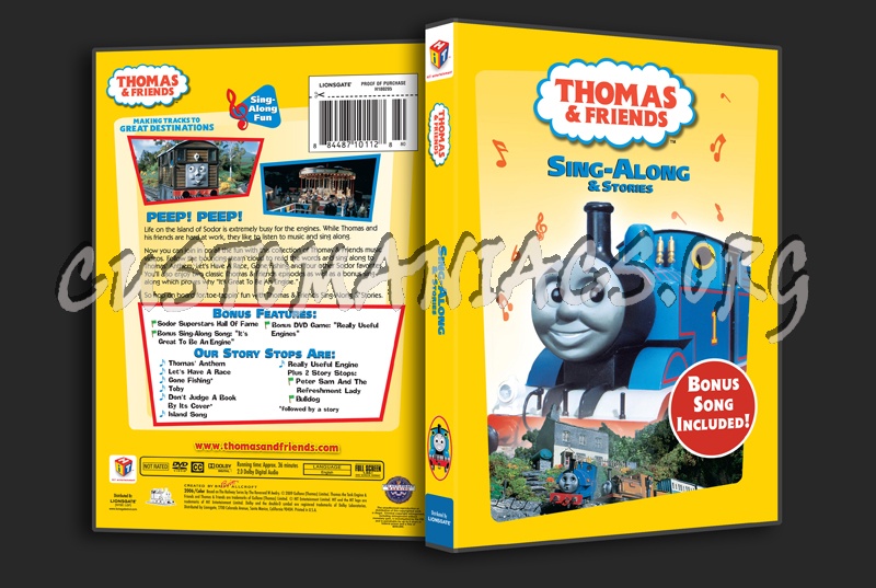 Thomas & Friends: Sing-Along & Stories dvd cover