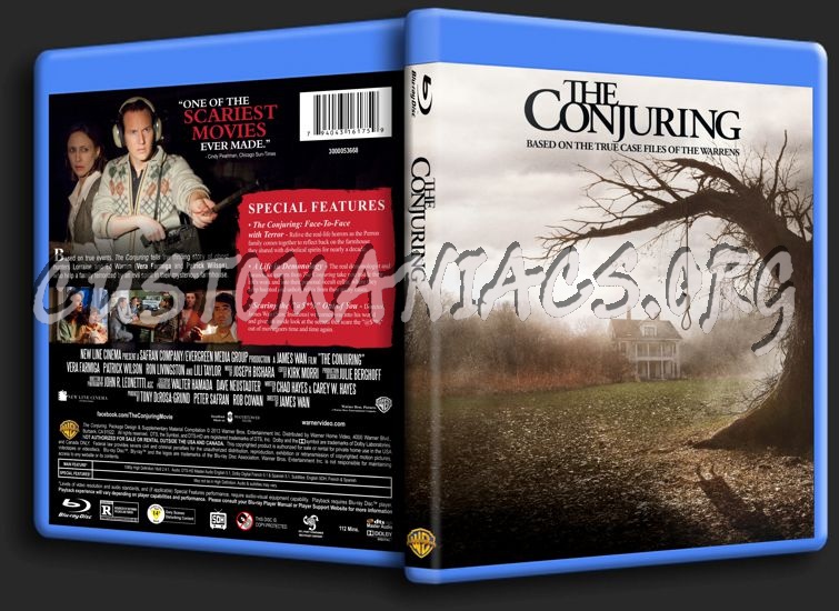 The Conjuring blu-ray cover