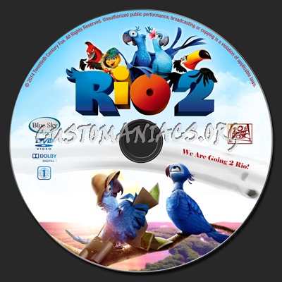 Rio 2 dvd label