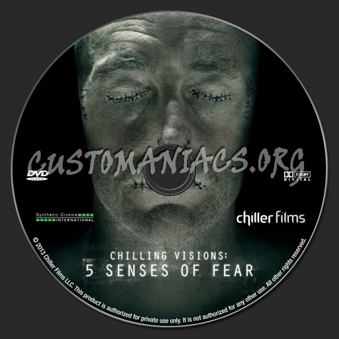 Chilling Visions: 5 Senses of Fear dvd label